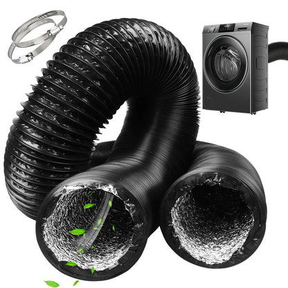 Aluminum foil exhaust hose, 3 meters extendable, 100mm diameter, universally compatible with multiple devices. Accessories for portable air conditioners/dryers/range hoods/exhaust fans. A practical home gift.