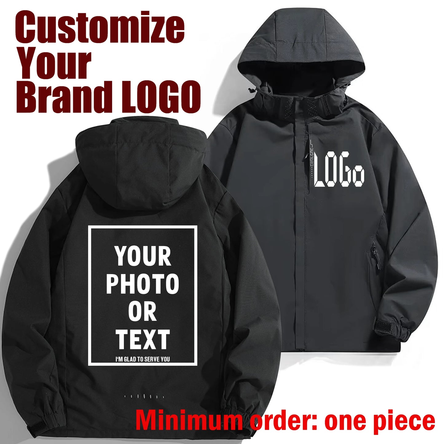 2025 New Fashion Jacket - Your Own Design Brand Logo/Customized Images Everywhere - DIY Thin Sunscreen Jacket for Men and Women