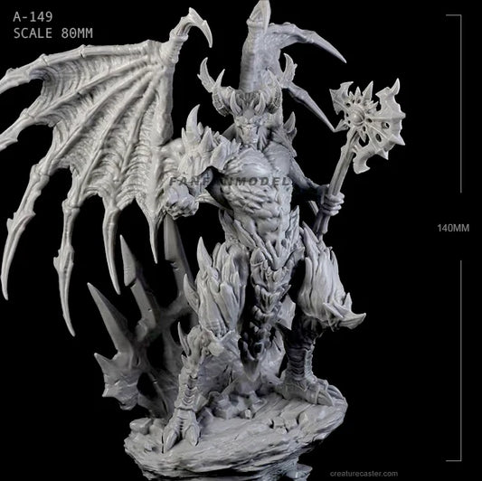 140MM Resin Figure Kits Hell Warcraft Resin Soldier self-assembled A-149