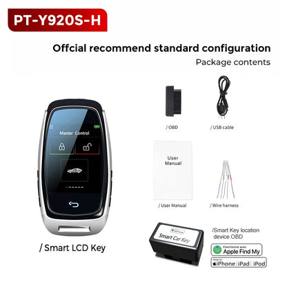 Universal CF920 Modified Smart LCD Key Comfortable Entry Auto Lock Keyless Go For BMW Ford Toyota Audi Benz Kia Lexus Hyundai VW