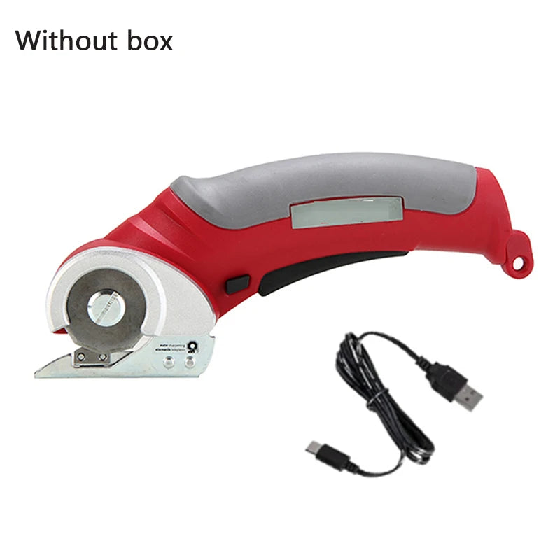 Cordless Electric Scissors Multi Electric Cutter Shear For Cardboard Leather Fabric Cloth SewingCarpet Electric Cutting Tool 4v