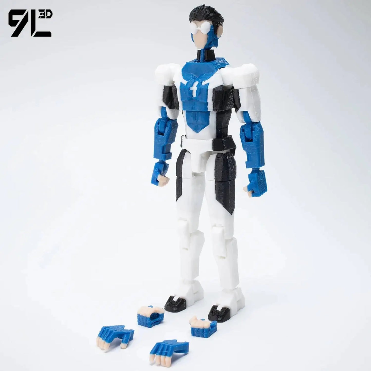9L3D Printed Invincible Tech Jacket Toys Action Figures Titan13 T13 Dummy 13 Superheroes Multi-Jointed Movable Shapeshift Toys