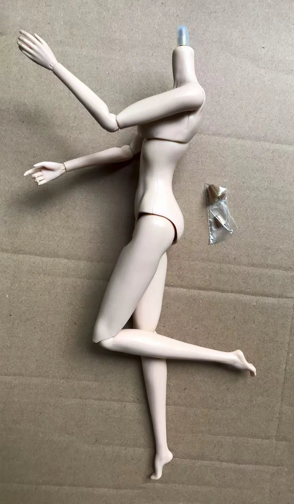 MENGF 12 Joints Movable Doll Body Pink Red White Beige Brown Coffee Green Color Doll Figures 28CM Super Model For FR IT Heads