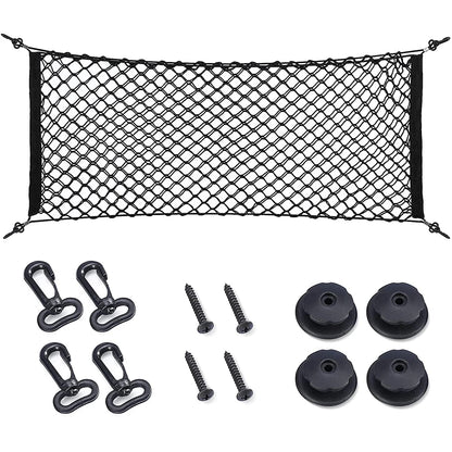 Car Roof Storage Net Pocket Car Roof Net Pocket Strong Load-Bearing Large Capacity Luggage Suspension Net Car Storage