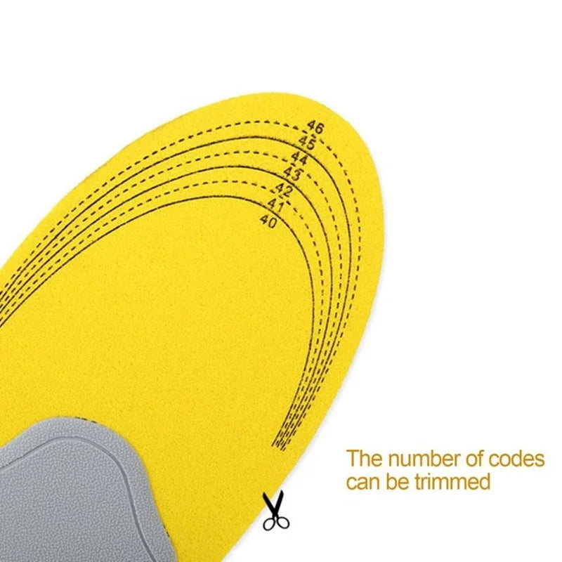 Stretch Breathable Insoles Deodorant Running Cushion Insoles For Man Women Unisex Shoes Sole Orthopedic Pad Insole Accessories