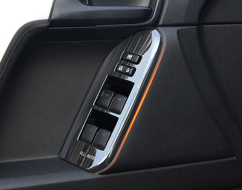 For 2010-2021 Toyota Land Cruiser Prado 150 Interior Modification Accessories Glass Button Panel FJ150 J15 Car Door Handle