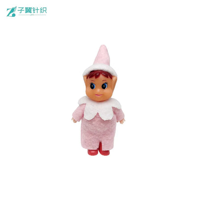 Vinyl Christmas Elf Doll Toy Ornament Christmas Tree Bookshelf Elf Decoration Christmas Gift Toy