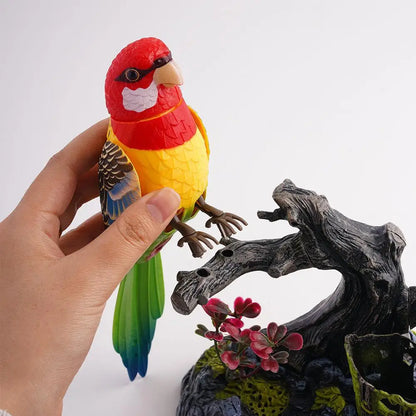 Lectric Battery Toys Birds Operated Simulated Induction Sound Parrots Children Moving Toy Talking Control Pets Voice-Activated