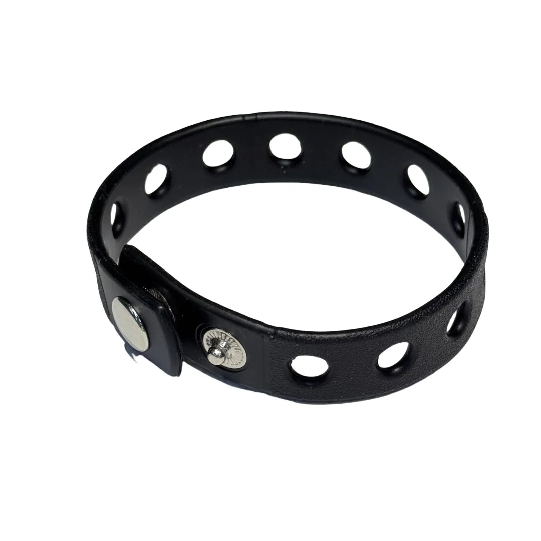 1/12/50/100PCS 21cm Silicone Flexible Holes Fit Shoe Charms Wrist Band Bracelet Sports Casual Bangle For Watches Decorations