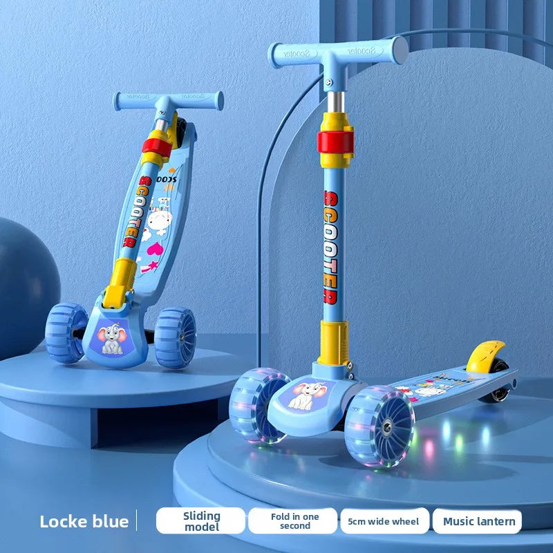 Children’s scooter for 14-year-olds:suitable for boys and girls, designed to help children develop their sense of balance