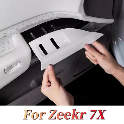 Car Window Switch Control Panel for ZEEKR 7X Interior Accessories 2024 2025 2026 for Left Hand Drive