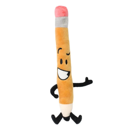 Bfdi Four Plush Doll Game Battle for Dream Island Cosplay Plushie Toy Number Flower Woody Coiny Firey Lollipop Soft Kids Gift
