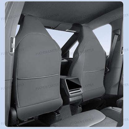 For Tesla NEW ModelYL2026 Leather Front Rear Door Sill Protector Threshold Strip Anti-kick Guard Panel Waterproof Pad Accessorie