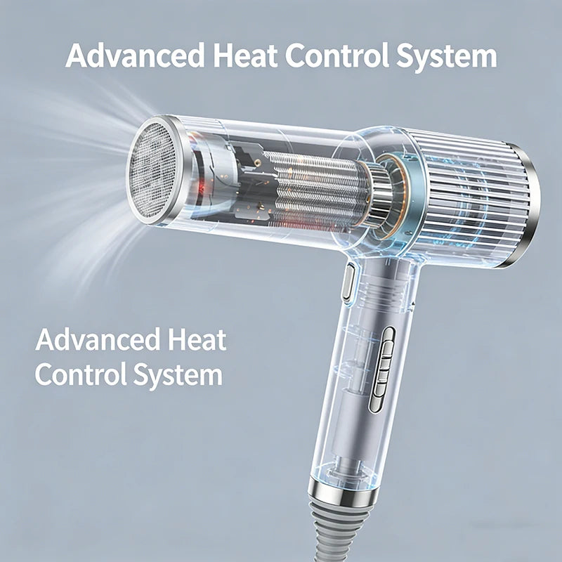 Professional Negative Ions Powerful Fast Dry Low Noise Blow Hair Dryer portable Dryer Hair Tools