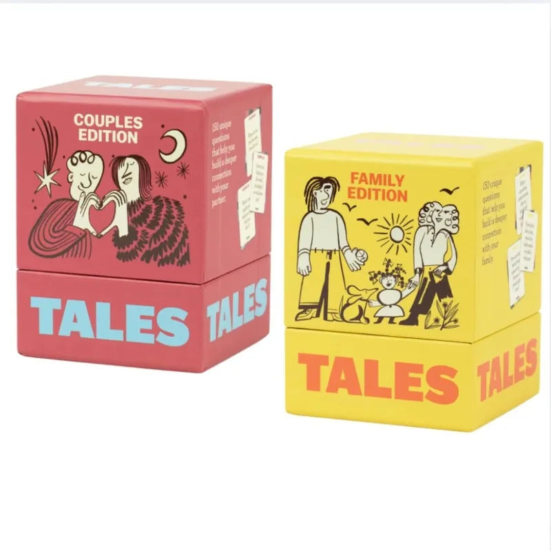 New 150pcs Card Conversation Starter Game Family Edition Fun Icebreaker for Adults and Family Gatherings Couples Card Game Tales