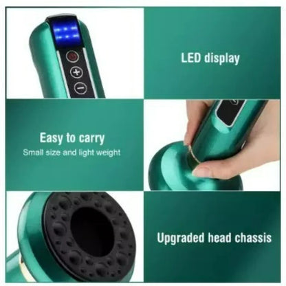 12 Speed Electric Suction Cup Massager, Scraping Suction Cup, Anti Orange Peel Tissue, Beauty, Scraping, Hot Compress, Slimming