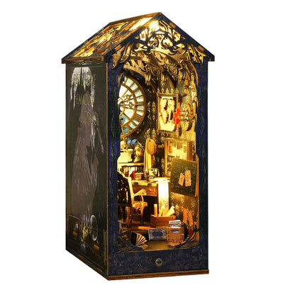 DIY Book Nook Kits 3D Puzzles Wooden Bookshelf Miniature Building Kits Home Decor Creative Dollhouses For Adults Xmas Gifts