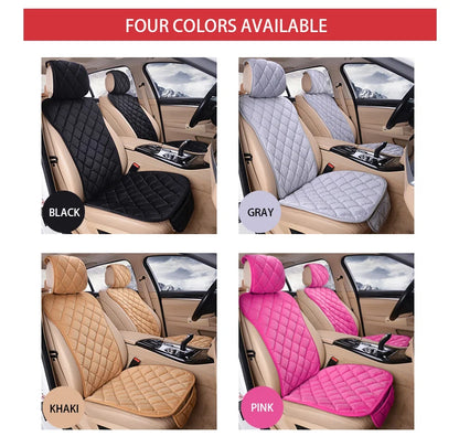 SEAMETAL Winter Car Seat Cover Soft Warm Car Seat Cushion Universal Plush Interior Protector Mat Auto Seats Cover Accessories