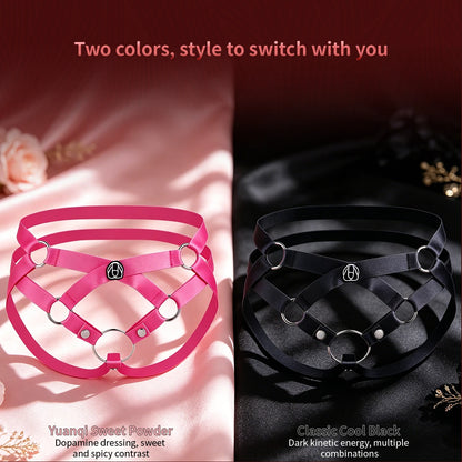 SMMQ Seaxy Men Adjustable Elastic Belt Chastity Cage Support Strap BDSM Underwear For Sissy Adult Game Accessories 18+
