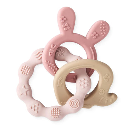 BPA Free Baby Silicone Rabbit Bracelet Teether Toys Nursing Teething Toys Food Grade Silicone Newborn Teething Toys Baby Gift