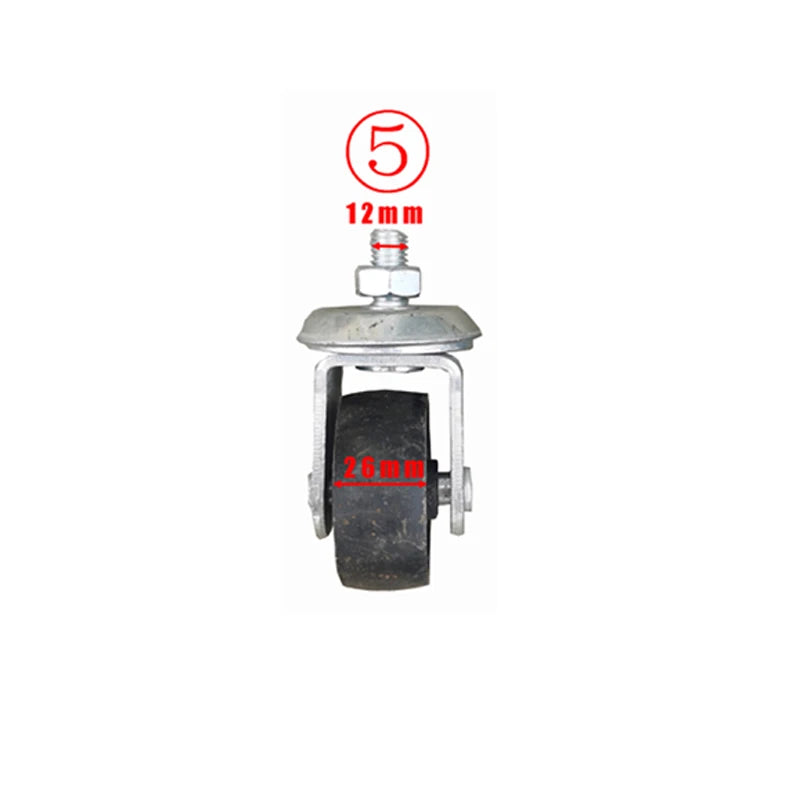 2.5Tons 3 Tons Horizontal Jack Accessories 3T Horizontal Hydraulic Jack Torsion Spring Universal Wheel Pallet Front Wheel