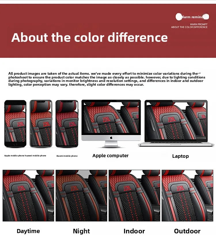 Universal Auto Split Seat Car Full Seat Cover Breathable Ice Silk Nappa Leather Car SUV Cushion Full Seats Cover Protection