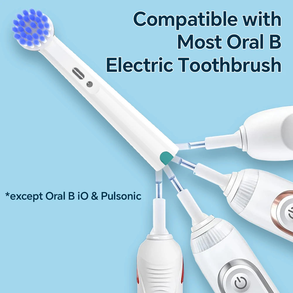 4/12/20 Count Extra Soft Replacement Brush Heads Compatible with Oral B Electric Toothbrush, Toothbrush Head for 1000/500/100