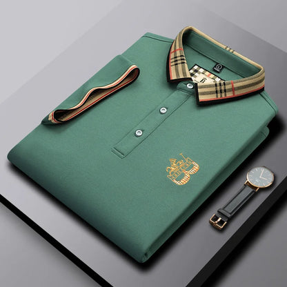 Exquisite Pony Embroidered Comfortable Polo Shirt Fashion Men's Brand Hot Selling Breathable Short Sleeves in the Summer of 2026