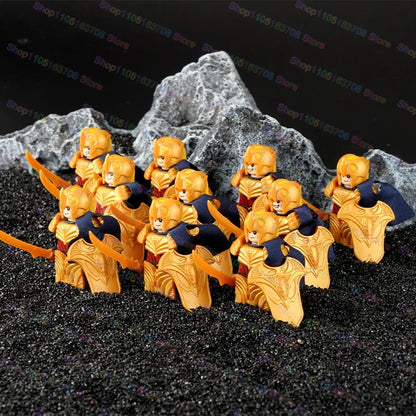 Medieval Knights Building Blocks Warrior Soldiers Crusaders Hospital Teutonic Knight Legion Figures Block Toys Accessories