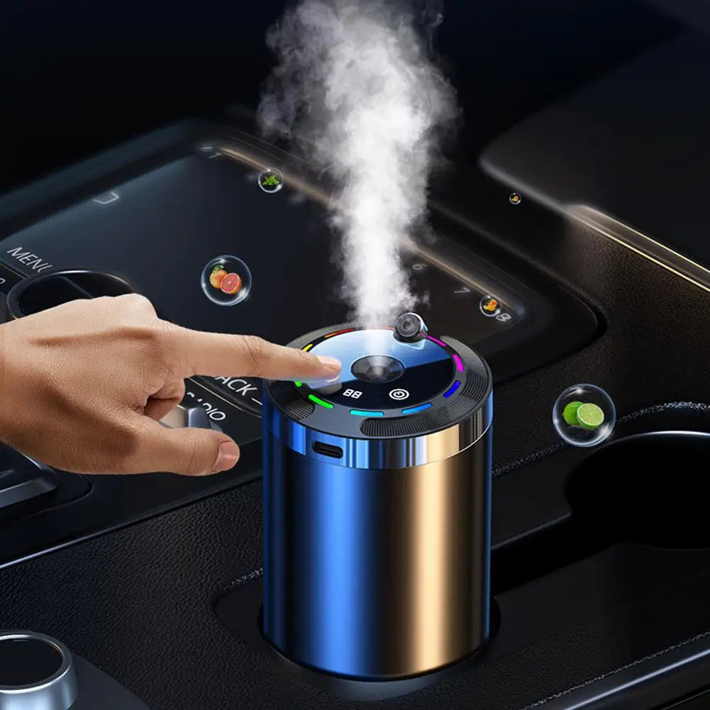 NEW Car Fragrance Humidifier 5 Modes Scent Air Car Odor Eliminator Long Lasting Universal Car Diffuser With Digital Display
