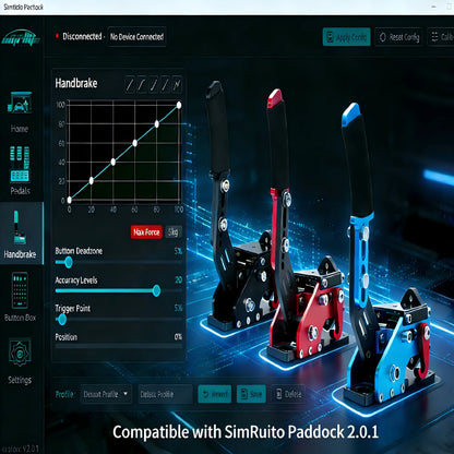 Sim Rui to Pc Handbrake Simracing Hand Brake Sim Racing Cockpit Usb Brakes Drift Game Steering Wheel Lever Simulator