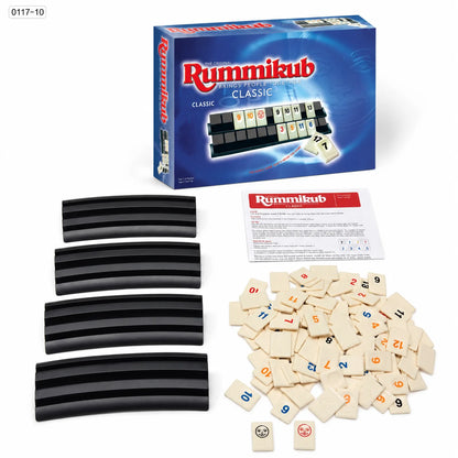 Number Tile Board Game, Classic Strategy Matching Game with Racks and Tiles for Family Game Night, English Version