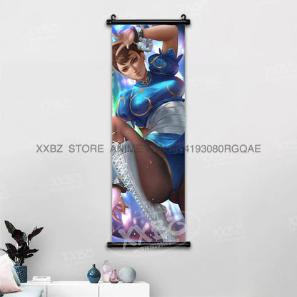 Fighting Game Street Fighter Home Decoration Hanging Painting Gouken Figures Wall Artwork Scrolls Picture Canvas Print Poster