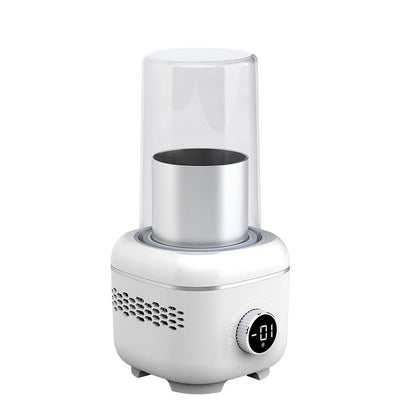 2 in 1 Electric Cooling Heating Cup Beverage Coffee Mug Warmer Cooler Mini Smart Refrigerator for Milk Drinks Thermos Cup 12V