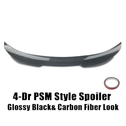 XVIP 4 Door M4 Style Rear Trunk Spoiler Fit For BMW 3 Series E90 2006-2011 Gloss PSM Style Spoiler Wings Car Tuning Accessories