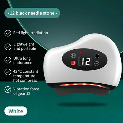 Electric Guasha Scraper Board Microcurrent Face Massager Wrinkle Face Lift Device Gua Sha Plate Facial Lifting Firming Skin Care
