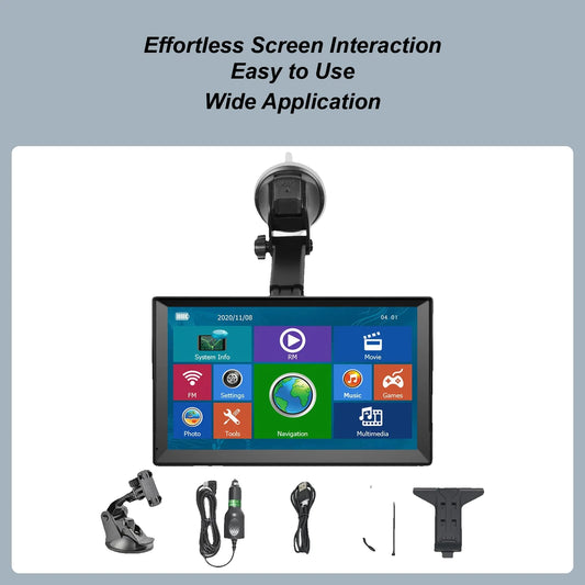 GPS For Cars 7-Inch Car GPS Navigation System Smart Device Touchscreen Maps Display For Vehicle Long Trip RV Women Men