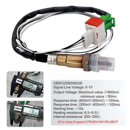 2'' 52mm Air Fuel Ratio Gauge 2 In 1 Voltmeter AFR Car Gauge Can Be Paired With Narrowband O2 Oxygen Sensor Fit for 12V Vehicle