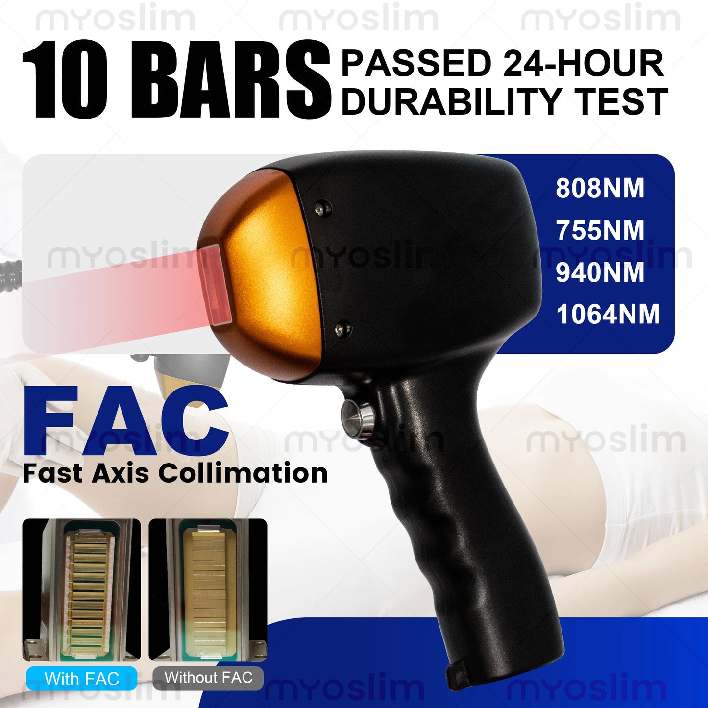 New 4-in-1 Titanium Ice 5000W RF Hair Removal 755/808/940/1064nm, Painless IPL Tattoo Removal Device CE