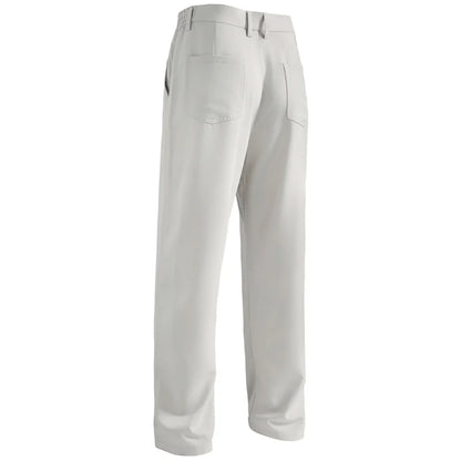AIOPESON Spring Fit Slim Men’s Formal Pants Solid Color Zipper Pocket Business Casual Wrinkle Resistant Daily Trousers