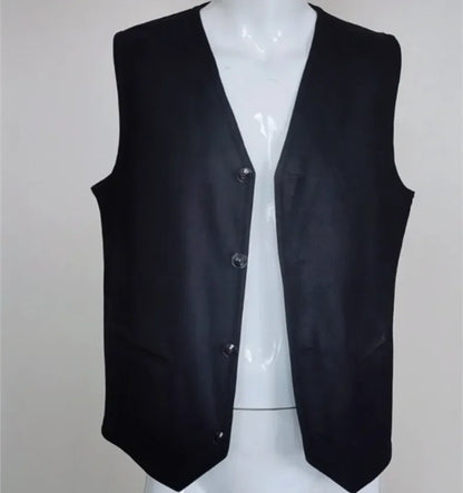 Genuine Leather Jacket Men Winter Real Fur Vest Real Lamb Fur Coat Men Thick Warm Jacket Lamb Wool Vest куртка мужская зимняя FC