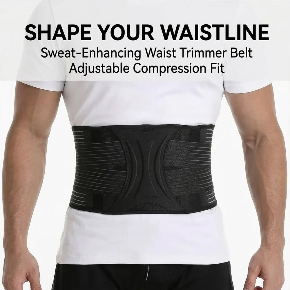 Men Waist Trainer Weight Loss Belt Firm Waist Support Belt Body Shaper Everyday Wear Waist Cincher Tummy Shaper Slimming Corset