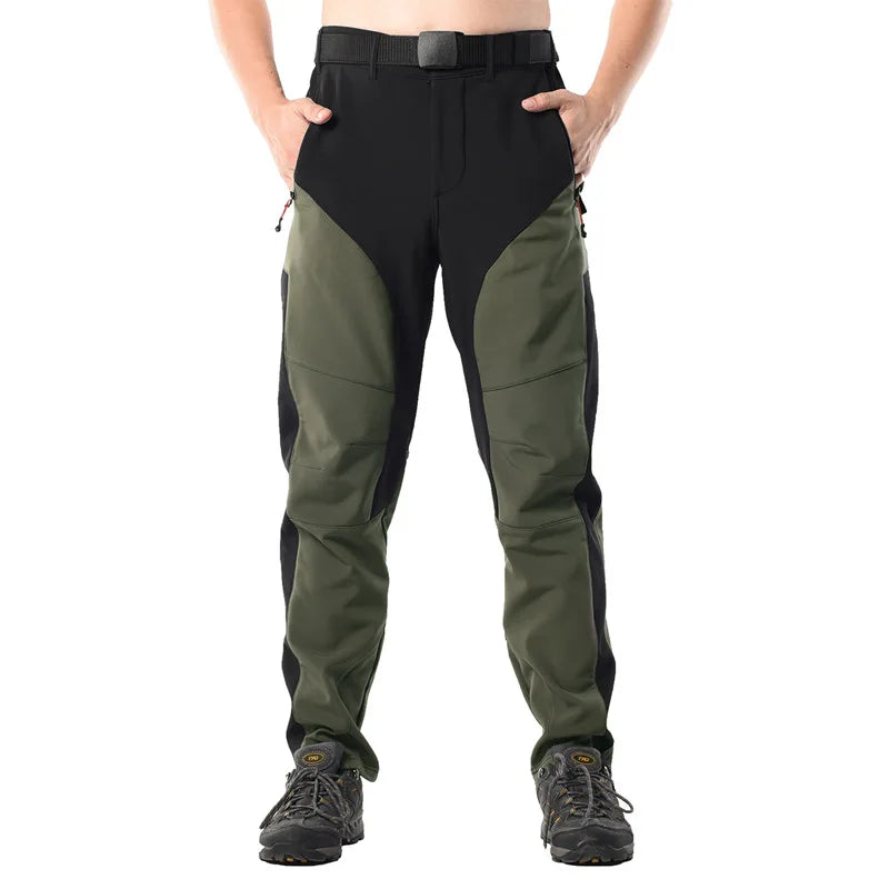 2024 Casual Winter Men Jackets Fleece Thick Pants Men's Sets Warm Waterproof Hooded Coats Male Cargo Pants Tactical Suits M-4XL