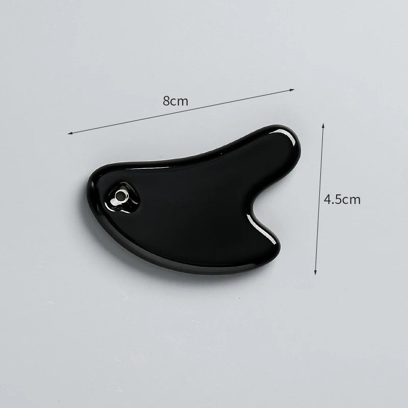 1pcs New Gua Sha Tool Face Massagers Ceramic Gua Sha Scraper Board For Face Lift Slimmer Skin Tightening Facial SPA Massage Tool