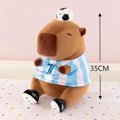 29styles Cartoon Capybara Plush Keychain Cute Stuffed Doll Toys Bag Pendant Hanging Decoration Kapila Doll Ornament Keyring Gift