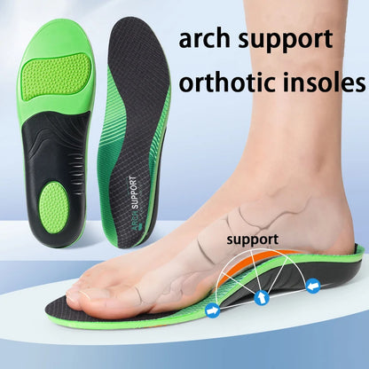 New flat foot orthotic insole Comfortable sports insoles Shock-absorbing Shoe Sole Arch support orthotic insoles 1Pair