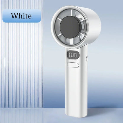 Lenovo 120 Speeds High Speed Handheld Fan 10000+ RPM Turbo Fan Portable USB Rechargeable Desktop Fan for Home Office Camping