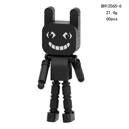 New Animal Hospital Building Blocks Cute 4/8pcs Horror Game Mini Dog Cat Nurse Assemble Figures For Fans Gifts