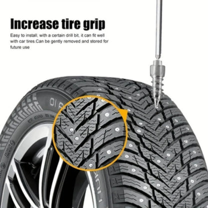 4*12/4*9mm non-slip skid nails Non-slip wheel tires 100PCs for cars motorcycles bicycles cars winter emergency