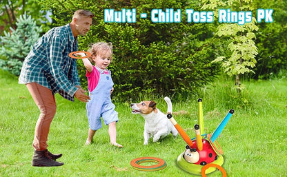 4 Styles Ladybug Multifunction Exercise Machine Ferrule Jump Rocket Launcher Toy Sports Entertainment Game Outdoor Educational